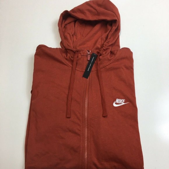 Nike Other - Nike standard fit Mens Burnt orange Full zip up